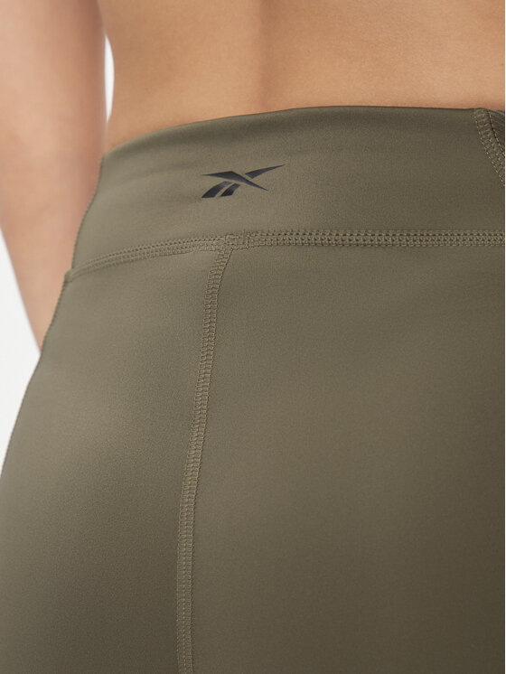 Reebok Reebok Спортивні шорти Yoga Performance IM4041 Хакі Tight Fit