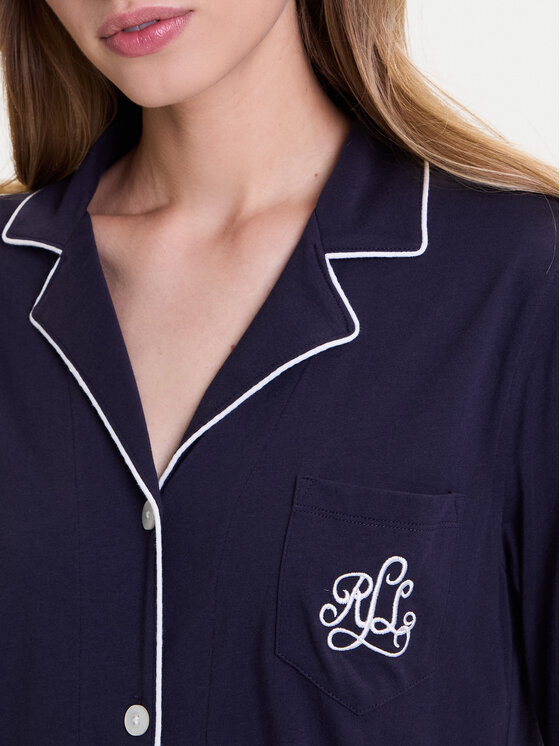 LAUREN RALPH LAUREN Lauren Ralph Lauren Нічна сорочка I811950 Cиній Regular Fit