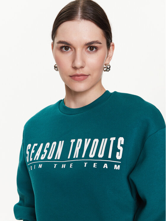 Felpa Riley 10949 Verde Oversize