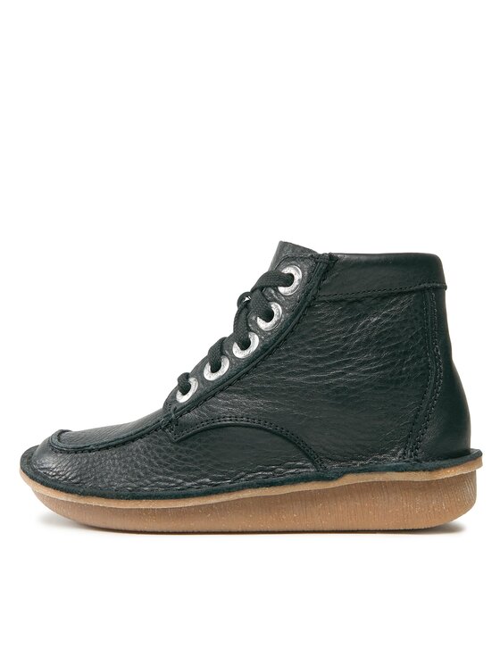 Clarks Clarks Kotníková obuv Funny Cedar 261738844 Černá