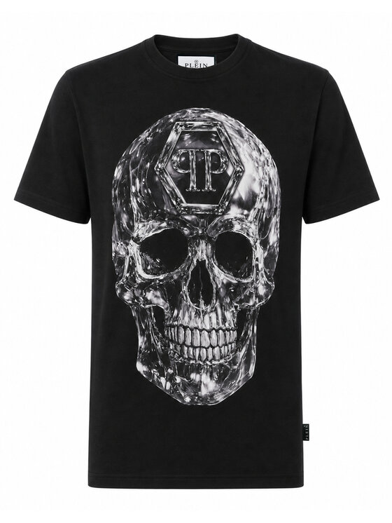 PHILIPP PLEIN PHILIPP PLEIN T-Shirt 31615 Černá Regular Fit