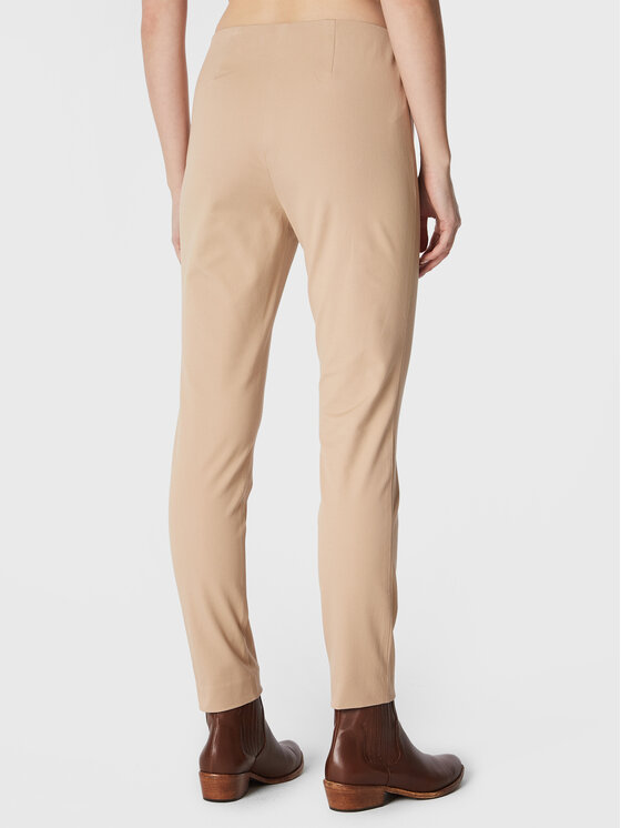 LAUREN RALPH LAUREN Lauren Ralph Lauren Hlače iz tkanine 200631310018 Bež Slim Fit