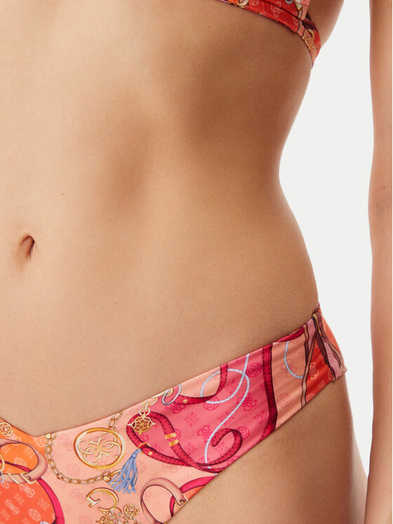 Guess Guess Bikini partea de jos E5GO16 KCR12 Portocaliu