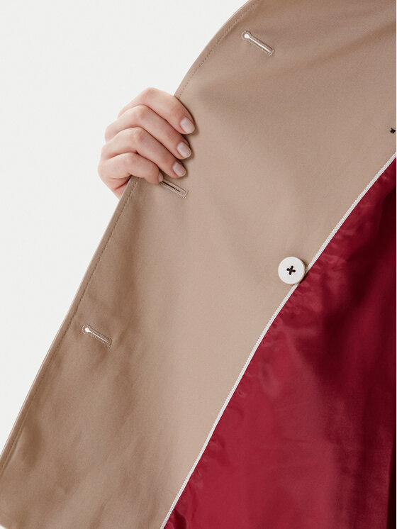 Tommy Hilfiger Tommy Hilfiger Tenchcoat WW0WW45618 Beige Regular Fit