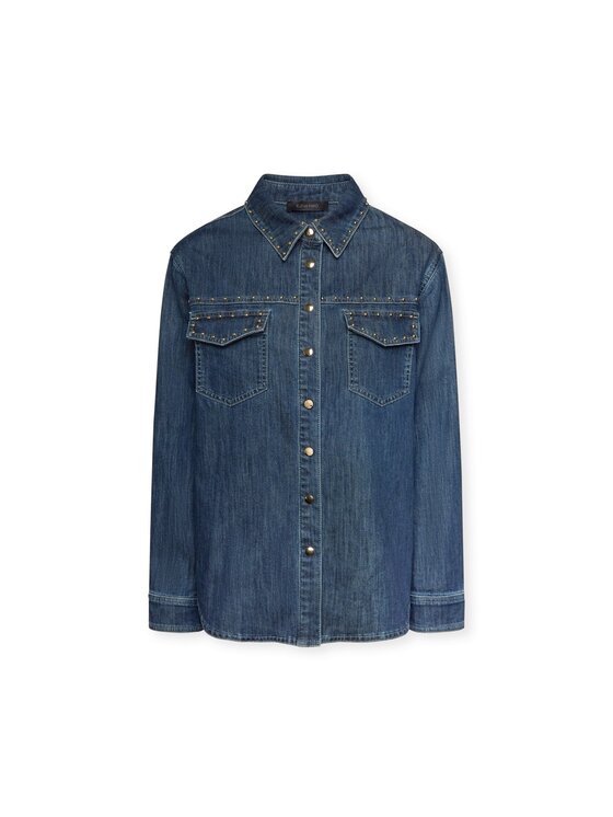 Elena Mirò Elena Mirò Camicia 5406P100222N034 Blu Regular Fit