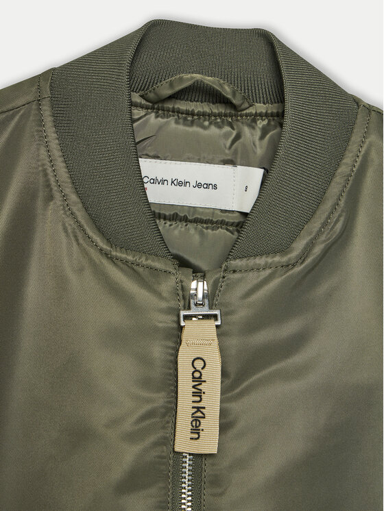 Calvin Klein Jeans Calvin Klein Jeans Kurtka bomber IG0IG02679 Zielony Regular Fit