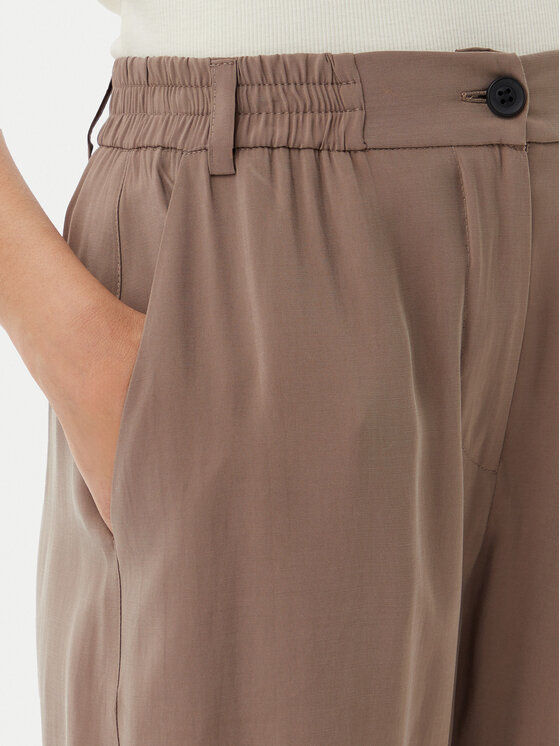 ACCESS FASHION ACCESS FASHION Spodnie materiałowe 53-5112-405 Beżowy Regular Fit