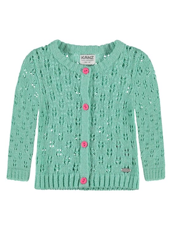 Kanz Kanz Sweter 1712157-5242 Zielony Basic Fit