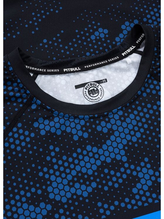 PITBULL PITBULL Koszulka techniczna HEX CAMO HILLTOP Niebieski Regular Fit