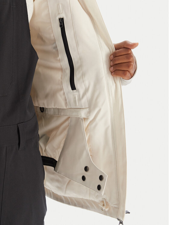 Roxy Roxy Giacca da sci ERJTJ03515 Bianco Slim Fit