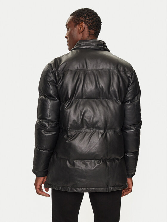 Serge Pariente Serge Pariente Lederjacke Virtuose Schwarz Regular Fit