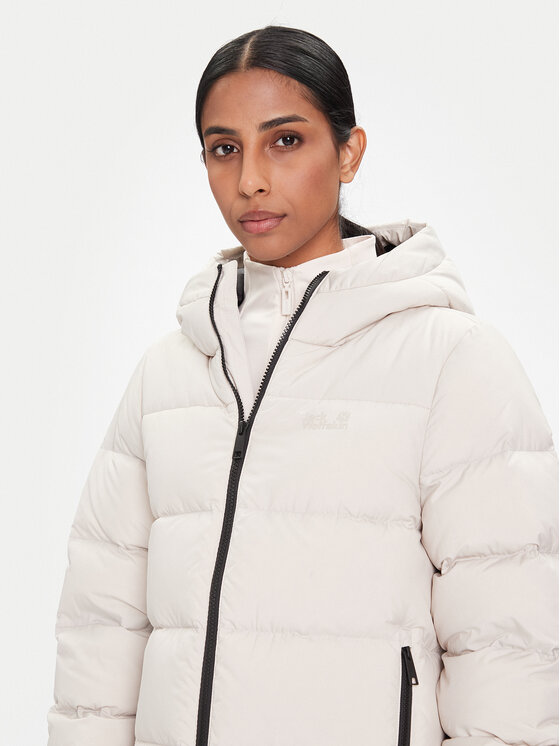 Jack Wolfskin Jack Wolfskin Kurtka puchowa Frozen Palace A65097 Beżowy Regular Fit