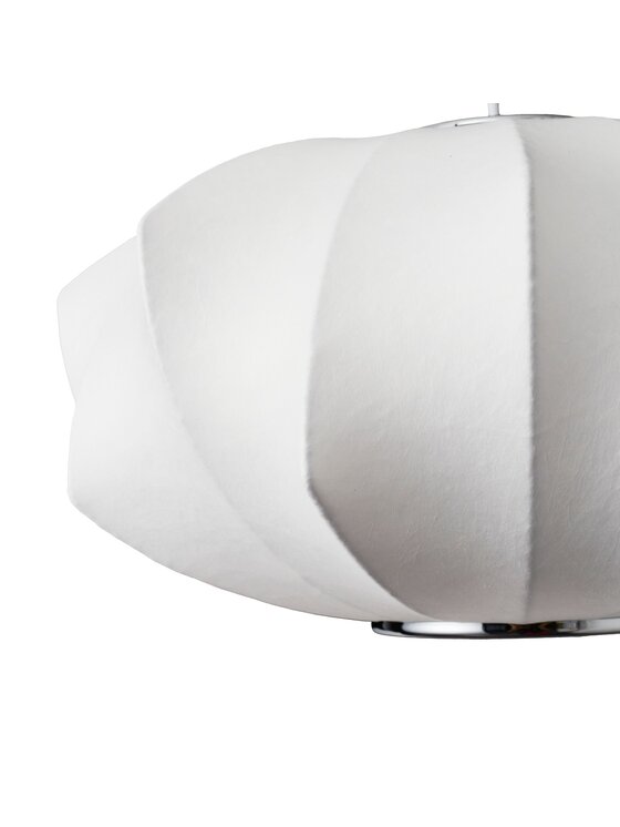 MIAhome MIAhome Lampa wisząca SILK V-shape biała 45 cm Biały
