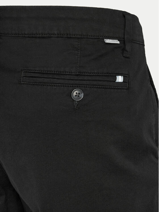 s.Oliver s.Oliver Pantalon scurți din material 2143799 Negru Regular Fit