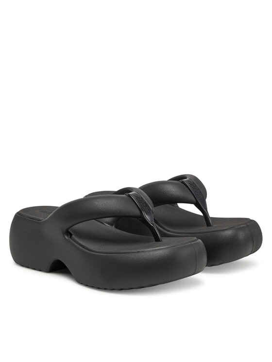 Melissa Melissa Flip flop Melissa Free Fuzzy Platform Ad M 35875 Negru