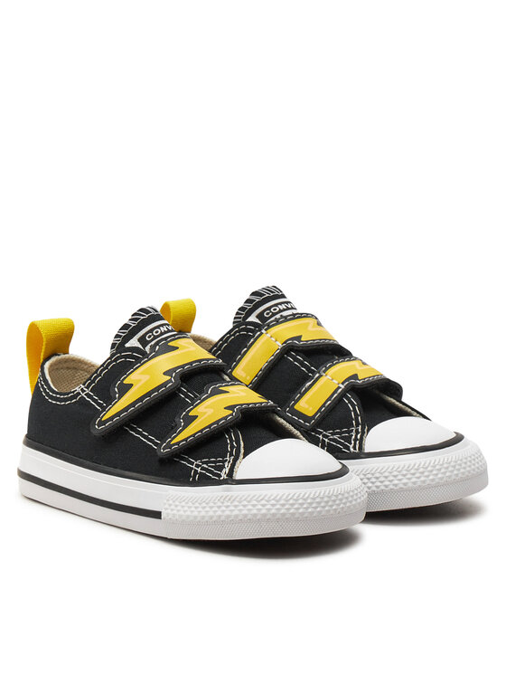 Converse Converse Tornacipő Chuck Taylor All Star Electric Bolt Easy-On A08376C Fekete