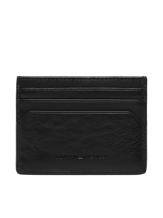 Tommy Hilfiger Tommy Hilfiger Kreditkartenetui Th Central Cc Holder AM0AM14494 Schwarz