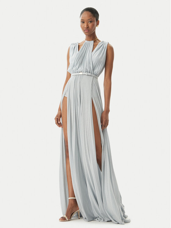 Elisabetta Franchi Elisabetta Franchi Abendkleid AB-R21-52E2 Hellblau Regular Fit