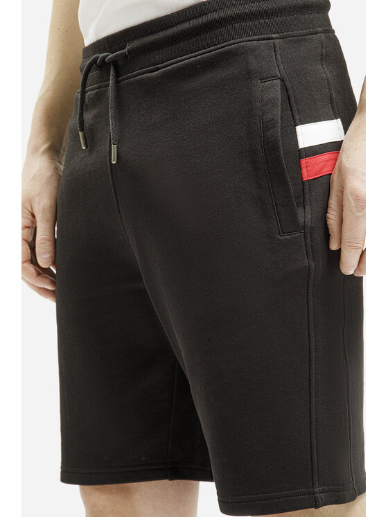 Cross Jeans Cross Jeans Szorty sportowe 49076-020 Czarny Regular Fit