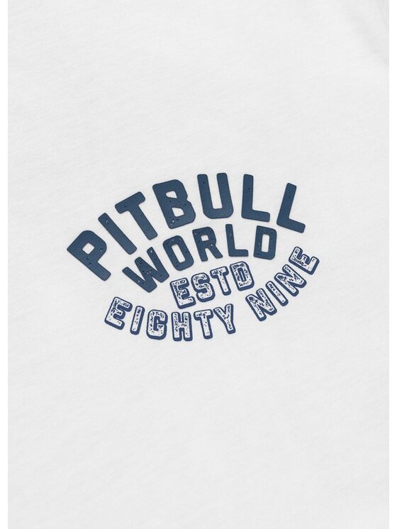 PITBULL PITBULL T-Shirt GUARDIAN ANGEL Biały Regular Fit