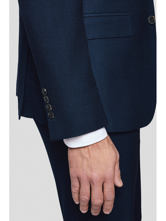 Lancerto Lancerto Marynarka Monreale MA131125000018 Granatowy Slim Fit