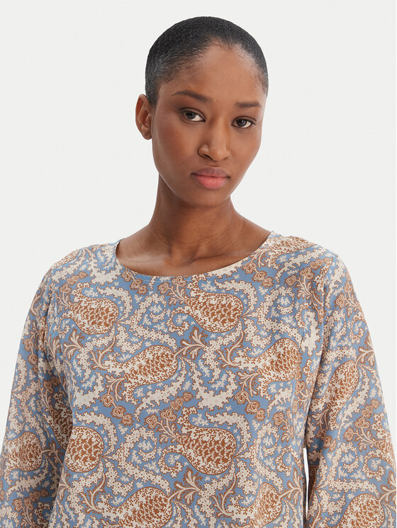 Weekend Max Mara Weekend Max Mara Blúzka 2615111142 Modrá Relaxed Fit