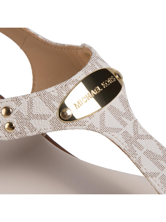 MICHAEL Michael Kors MICHAEL Michael Kors Сандали Mini Mk Logo 40R5MKFA1B Бежов