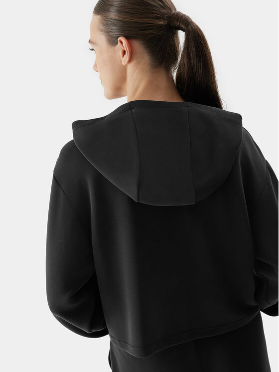 4F 4F Felpa 4FAW23TSWSF702 Nero Regular Fit