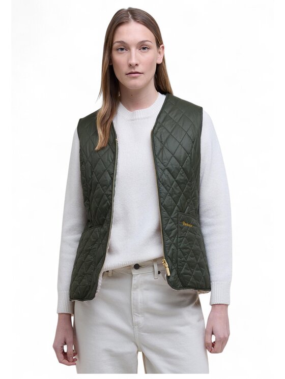 Barbour Barbour Gilet q-dav-59542 Verde Regular Fit