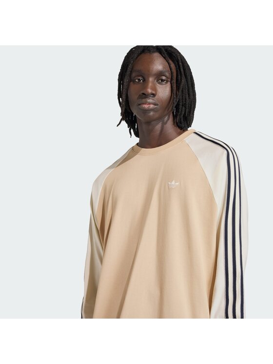 adidas adidas Longsleeve 161521 Beżowy Loose Fit