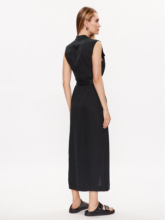 Vestito chemisier K20K205204 Nero Regular Fit