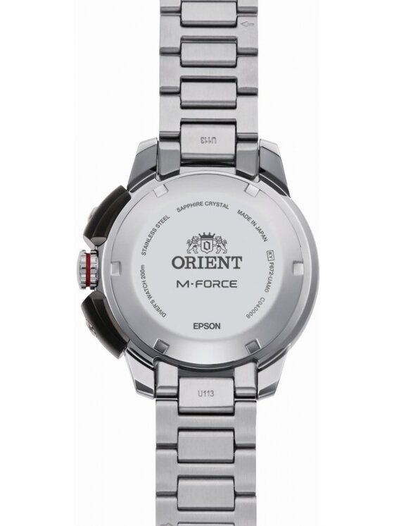 Orient Orient Zegarek RA-AC0L01B00B Srebrny