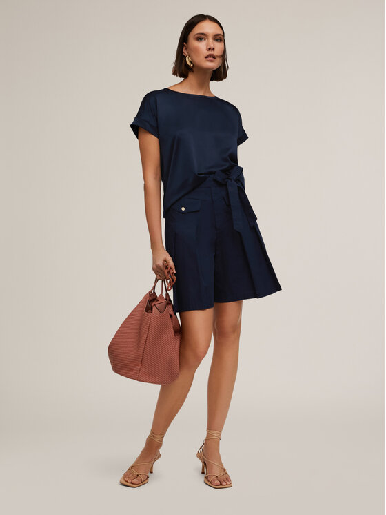 Motivi Motivi Pantaloncini P292Q003952N034 Blu Regular Fit