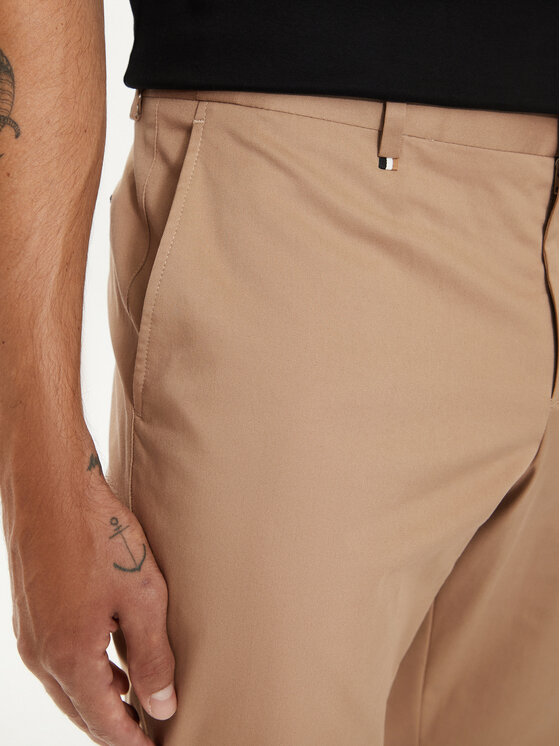 BOSS Boss Čino bikses C-Genius 50521043 Bēšs Slim Fit