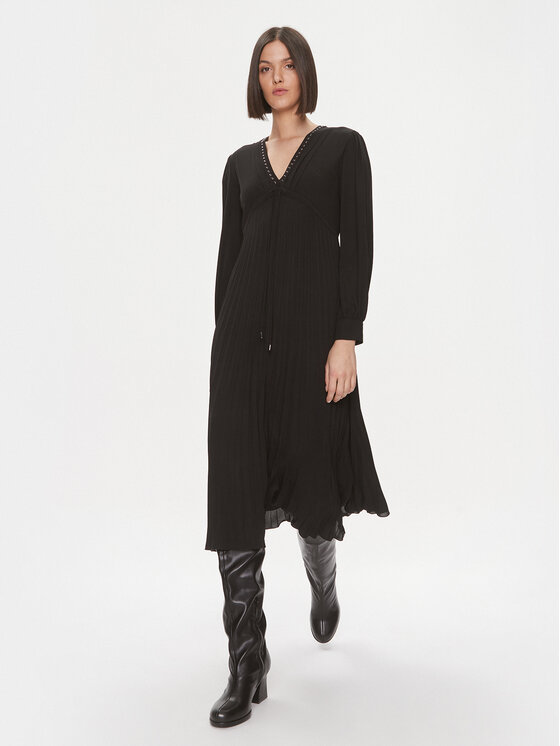 Liu Jo Liu Jo Rochie de zi MF3184 T0414 Negru Regular Fit
