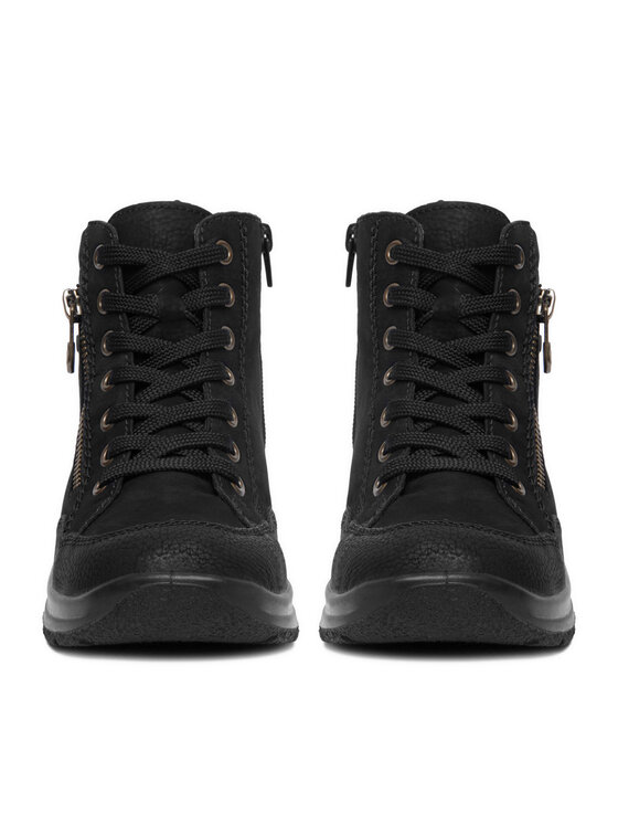 Rieker Rieker Schnürschuhe CEO-L7701-00 Schwarz