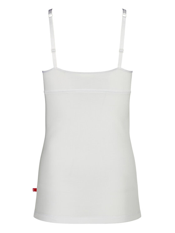 Huber Huber Podprsenkový top 016200 Bílá Slim Fit