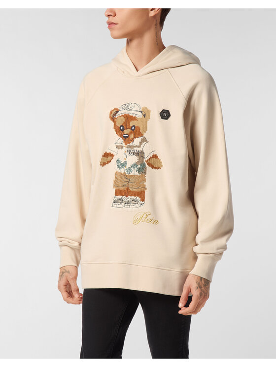PHILIPP PLEIN PHILIPP PLEIN Bluza 26929 Beżowy Regular Fit