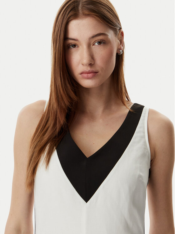 KARL LAGERFELD KARL LAGERFELD Vasarinė suknelė B2W13026 Kreminė Regular Fit