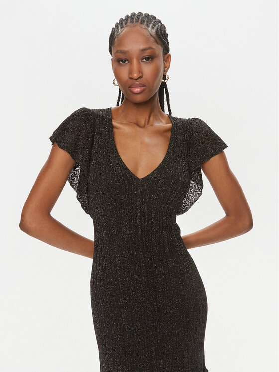 Liu Jo Robe de soiree MA4001 MS64J Noir Regular Fit Modivo