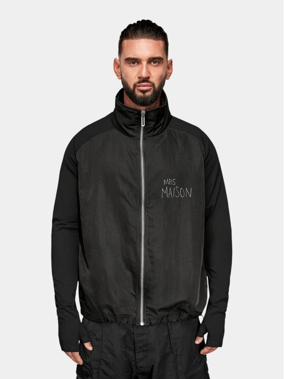 MADE BY SOCIETY MADE BY SOCIETY Kurtka anorak BLANK - H17747 Czarny Basic Fit