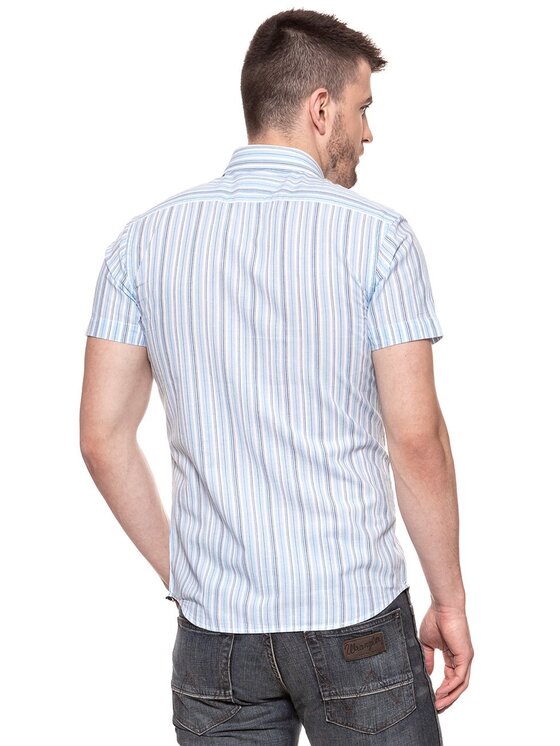 Wrangler Wrangler Camicia BUTTON-DOWN Bianco Slim Fit