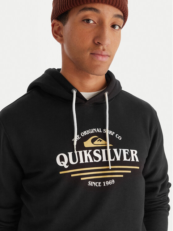 Quiksilver Quiksilver Bluza Screen Fleece Classic EQYFT05137 Czarny Regular Fit