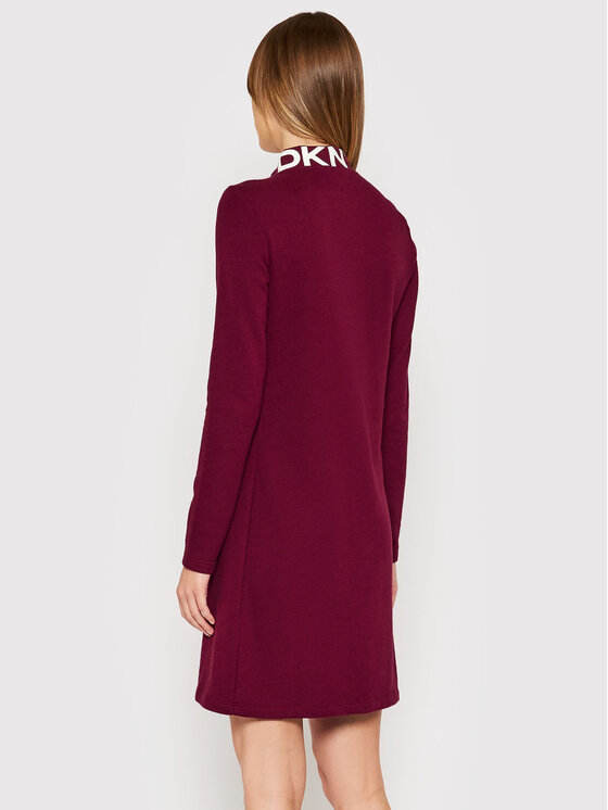 Vestito di maglia DD1GN47E Bordeaux Regular Fit