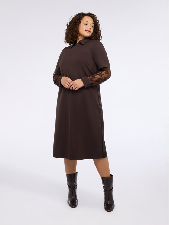 Fiorella Rubino Fiorella Rubino Sukienka wieczorowa 7045L001228N022 Brązowy Regular Fit