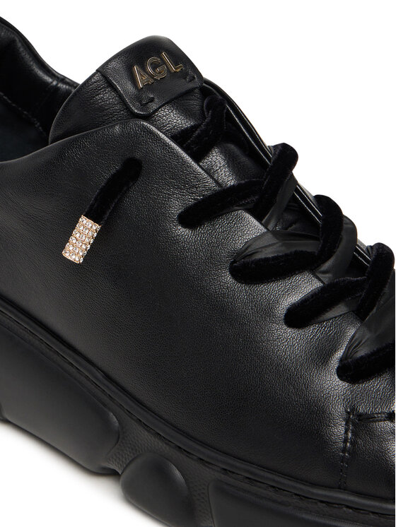 AGL AGL Sneakersy Sheila Vel Vet D938056PGKA0761013 Čierna