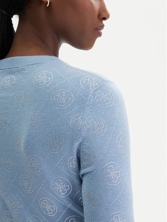 Guess Guess Kampsun W6RR66 Z3JD2 Sinine Regular Fit