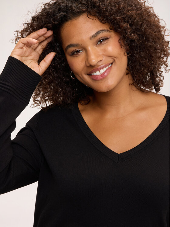 Fiorella Rubino Fiorella Rubino Sweter M273L008555N033 Czarny Regular Fit