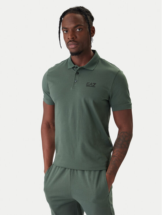 EA7 Emporio Armani EA7 Emporio Armani Tricou polo 8NPF14 PJVQZ U7260 Verde Regular Fit