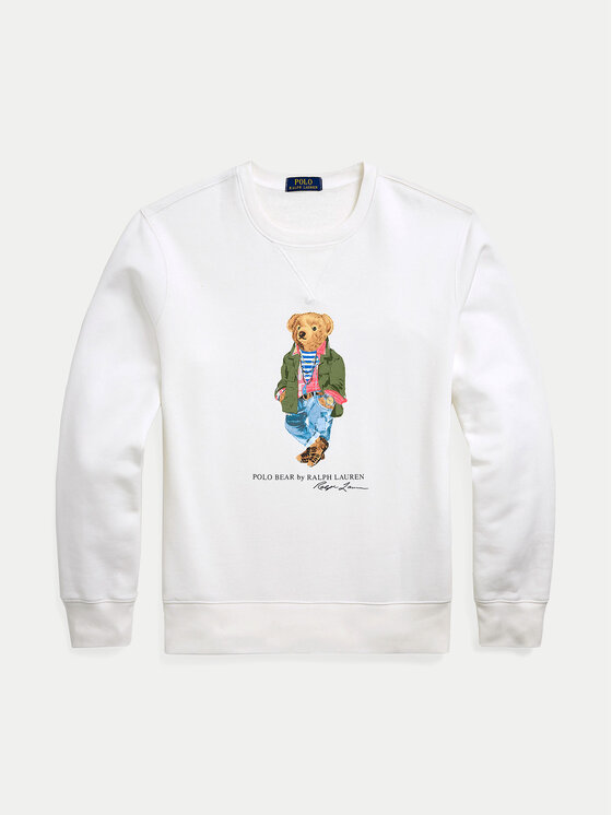 Polo Ralph Lauren Polo Ralph Lauren Суитшърт 710953718004 Бял Regular Fit